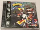 Crash Bandicoot Warped PS1 PlayStation 1 Complete Black Label *TESTED*