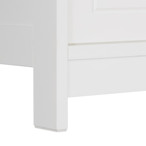 Mueble de baño armario auxiliar 2 puertas 10 kg mueble bajo lavabo MDF - Imagen 8 de 9