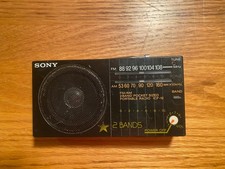 Sony ICF-12 2 Band Portable Radio FM AM