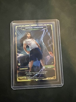 Gamersupps VCard Awakened Worlds: First Edition Critical Condition Secret Rare