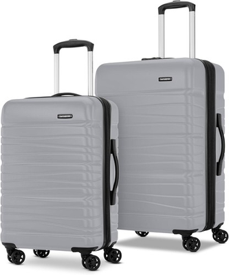 #ad Samsonite Evolve SE Hardside Expandable Luggage Titanium 2 Piece Set 20quot; 24quot; $159.00
