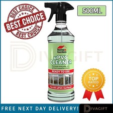 UPVC SPRAY POWERFUL CLEANER PLASTIC DOOR CONSERVATORY WINDOW CLEANER NEW 500ML