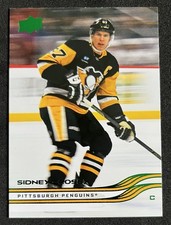 2025-26 UD SERIES 2 Sidney Crosby Base Holiday Easter Green Foil #386 Penguins