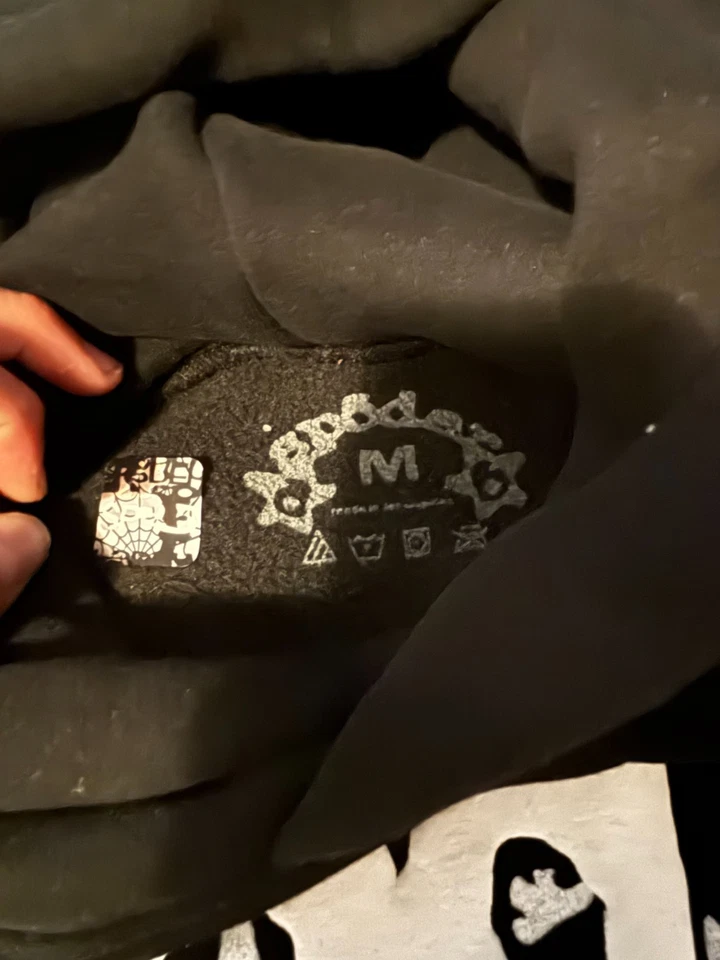 Sudadera con Capucha Sp5der Og Web Talla M Blanco y Negro VNDS Foto 3 de 3