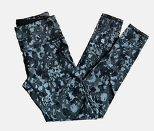 Sweaty Betty Black/Grey Printed Power Full Length Workout Leggings Sz S