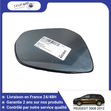 Glace de rétroviseur Peugeot 3008