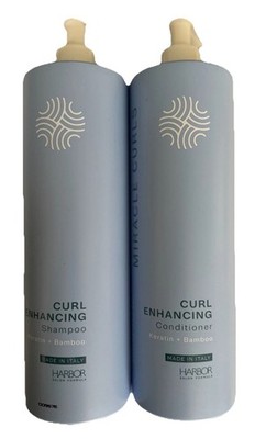 Harbor Miracle Curls ~ Curl Enhancing ~ Frizz Control Shampoo + Conditioner ~ Italien 