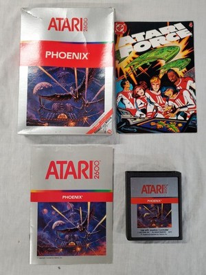 Phoenix Atari 2600 (Atari, 1988) Complete In Box CIB Comic Book Variant (B020)