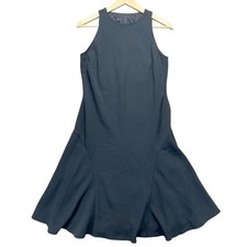 Jones New York Black Sleeveless Fit Flare Midi Dress 8 Women's Cocktail Party