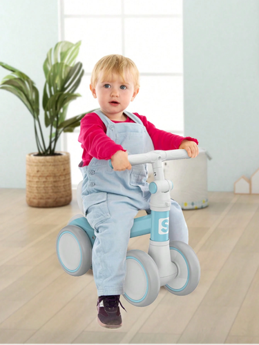 Baby Balance Bike 4 Wheels Pedal-Free Bicycle for 10-36M Boys Girls Toddlers - Picture 8 of 11