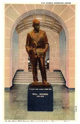 Postcard MONUMENT SCENE Oklahoma City Oklahoma OK m/01 AR9355