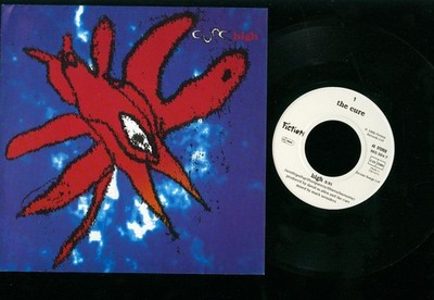 The Cure: high + the twilight garden, Fiction 1992 VINYL 7'' SINGLE gothic unplay