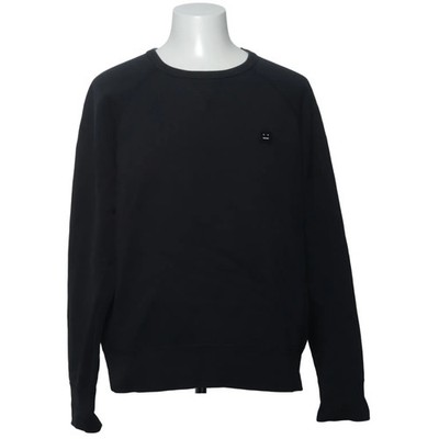 Acne Studios, Sweatshirt, Größe: L, Schwarz, Baumwolle, Einfarbig, Herren #fMh