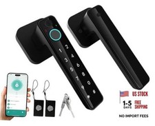 5-in-1 Smart Fingerprint Door Lock, Keyless Entry Digital Knob  Bluetooth