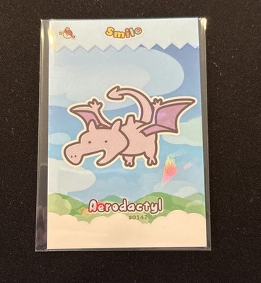 Limited Edition Full Art Rare Smile Aerodactyl Pokemon Card Database #0142 