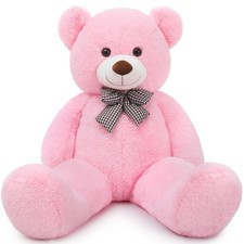 MaoGoLan Giant Teddy Bear 4 Feet,Adorable and Cuddly Big 47 inches, Pink