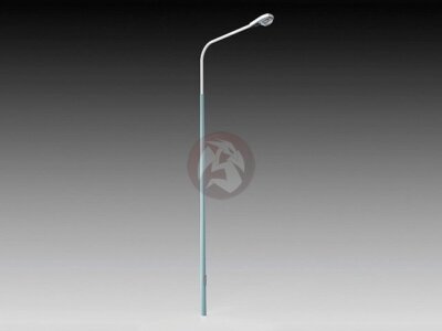 Royal Model 1/35 Lamppost Modern Street Light Lamp (with 2 assembly options) 728