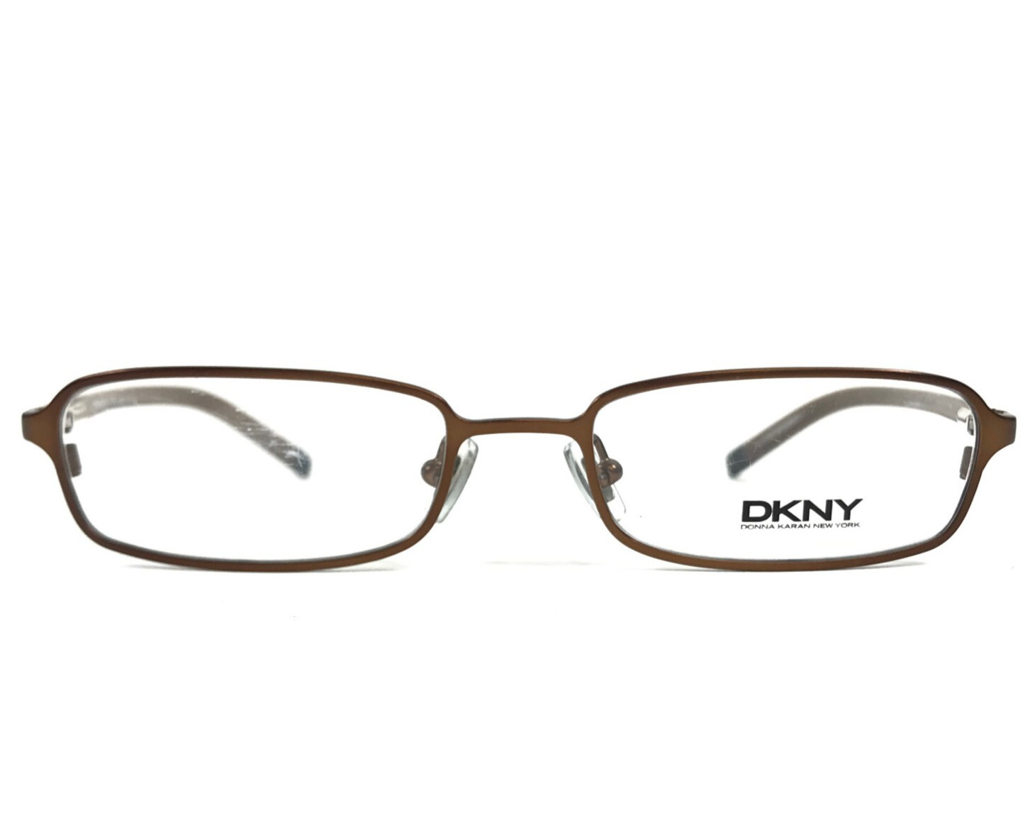 DKNY Eyeglasses Frames DY5507 1021 Polished Brown Rectangle Full Rim 50-17-135 12990₽