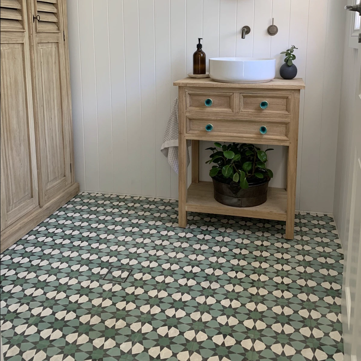 Tile Sample Agador Verde Green Moroccan Indoor Outdoor Wall Floor Tiles