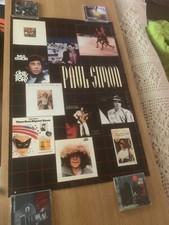 Paul Simon 1991 The Rhythm Of The Saints Promo Poster WB Catalog Titles