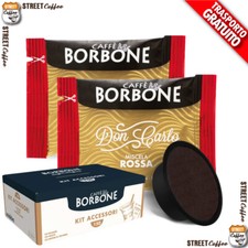 100 Capsule Borbone Don Carlo Red Rossa a Modo mio con accessori ®