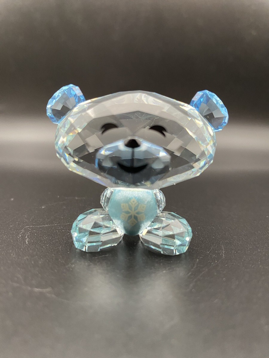 【美品】スワロフスキー Swarovski 『Bo Bear』 Swarovski Crystal Figurines Bo Bear - Ice Blue Smile Display | eBay