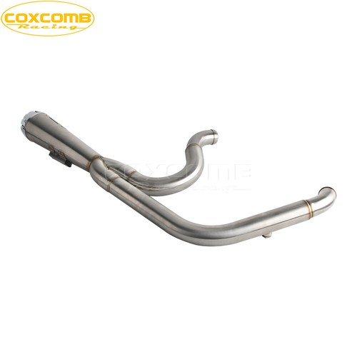 Exhaust System Kit For Harley Softail Fat Bob FXFB/S Street Bob FXBB/S Slim FLSL - Picture 5 of 9
