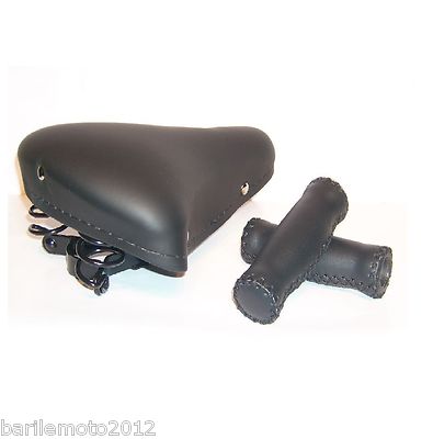 Sattel MONTEGRAPPA Federn + Lenkergriffe Fahrrad Graziella - Old-Time - R -