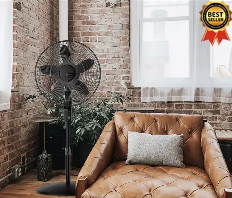 Lasko Pedestal Stand Up Fan with Remote Control 18 Inch Cyclone Fans Black  | eBay