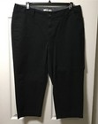 Flattering , Comfy, Sejour Plus Size 18W Black Addison Capri Pants — photo 1