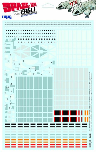 Space 1999 - 22" Eagle Transporter Paneling - 1:48 Scale Decal Set - MKA051 - Picture 2 of 3