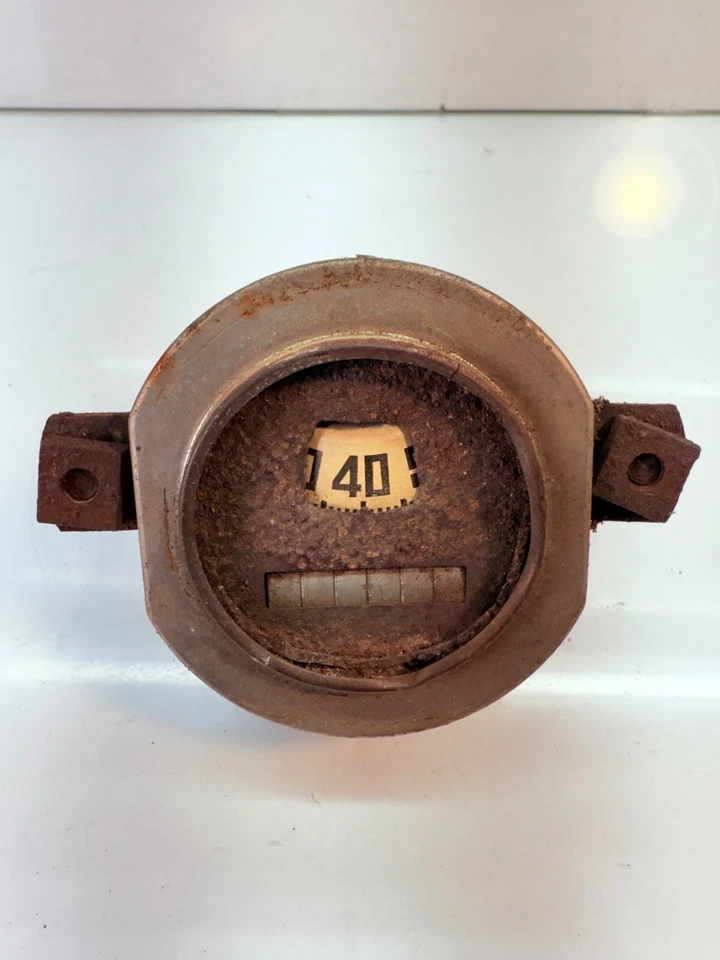 1930 1931 Modelo A Ford Stewart Warner Velocímetro Redondo Speedo Ovalado 30 31 C24-46 Foto 2 de 4