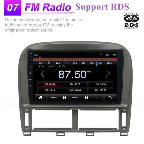 9'' Car Stereo Radio GPS Navigation 1G+16GB Android 13 For Lexus LS430 2001-2006 - Picture 6 of 23