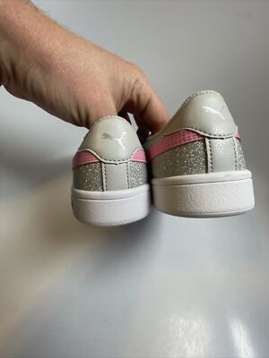 Puma 367377-28 Smash V2 Glitz Glam Jr Kids Girls Sneakers