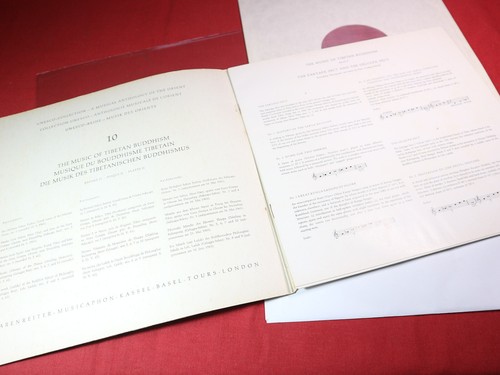 various A MUSICAL ANTHOLOGY OF THE ORIENT - TIBET II - LP Bärenreiter BM 30 L 20 - Picture 2 of 6
