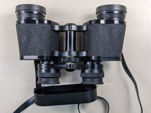 Vintage SEARS Binoculars 7x35mm Wide Angle Model 445.25110 w/ Lens Caps and Case - Picture 11 of 16