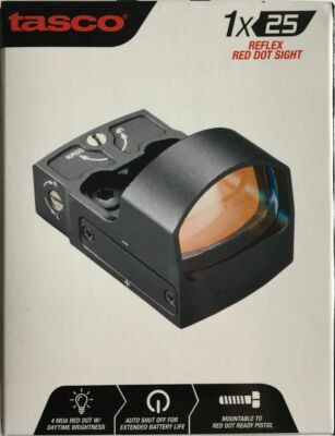 Tasco ProPoint 1x25mm Open Reflex Sight - Black for sale online | eBay