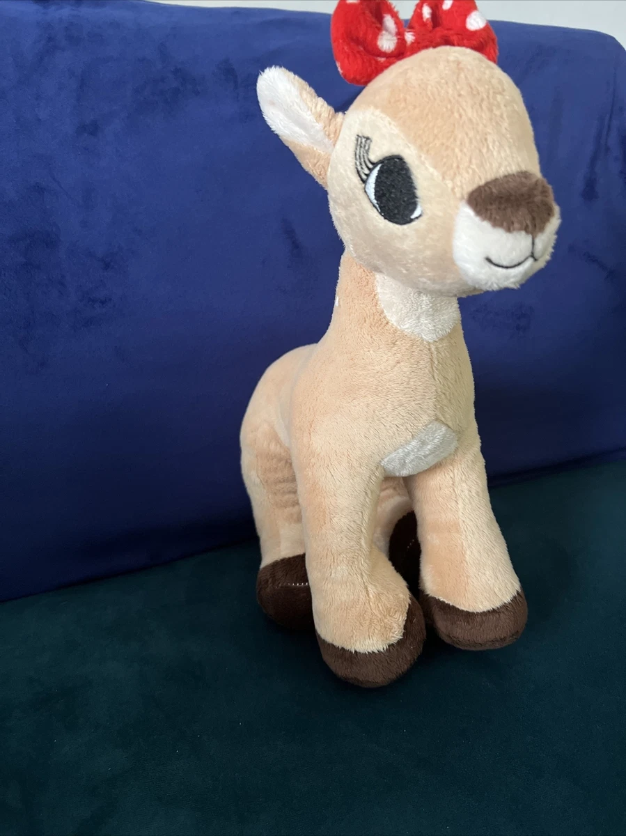 Clarice Plush Rudolph The Red Nosed Reindeer Girlfriend Red Bow
