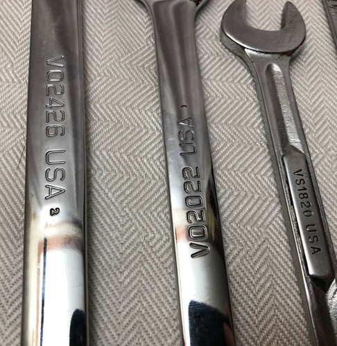 SNAP-ON Straight Wrench Set of 6 3/4-11/16-5/8-9/16-1/2-13/16-7/8-15/16 - 第 7/12 張圖片