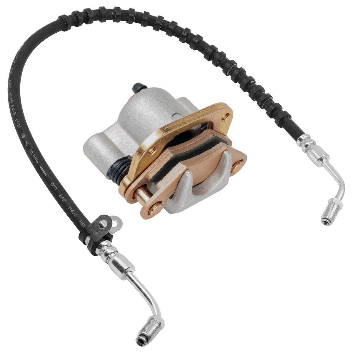 3Mi－Ki　0418 Brake Caliper w/ Pad & Line for Polaris Xpress 400 1996-1997