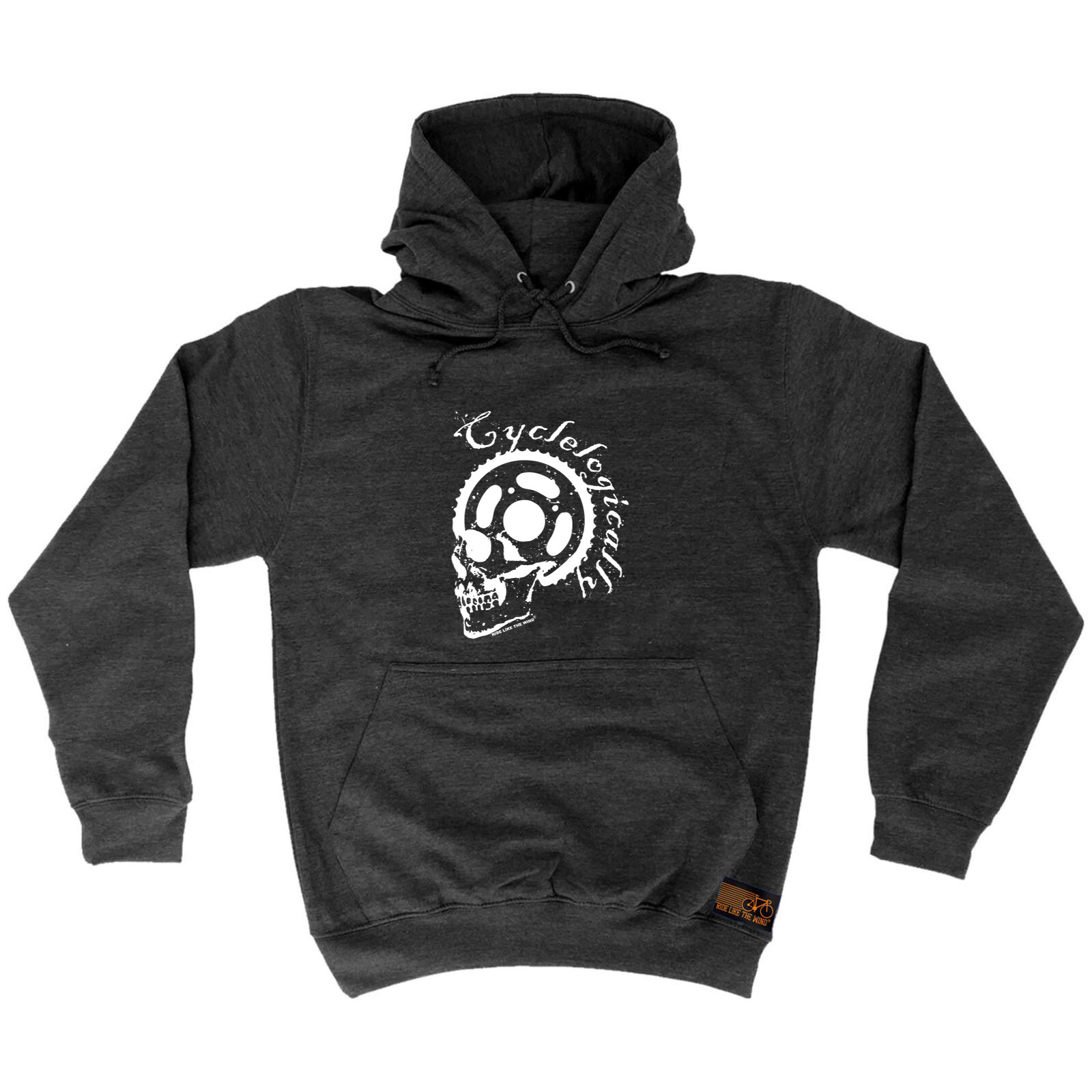 Cyclelogically Funny Cycling Novelty Hoodie for Men & Women