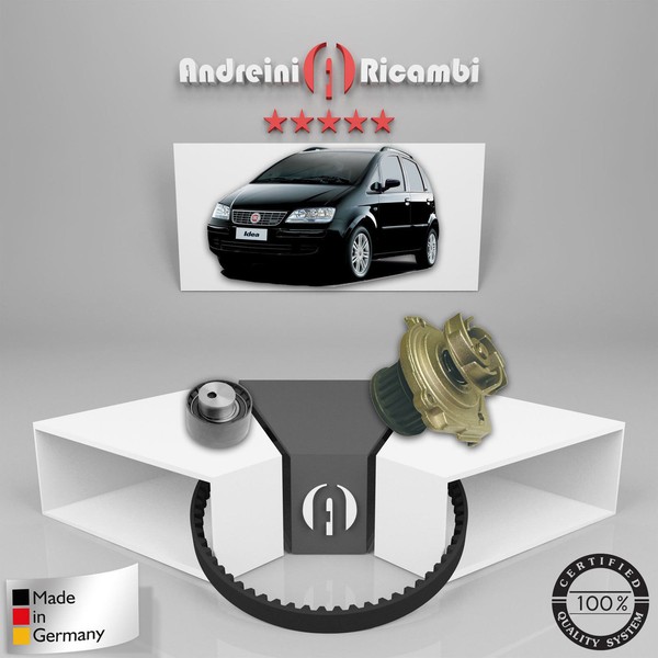 Verteilerkit + Wasserpumpe FüR Fiat Idea 1.4 66Kw 90Cv 2012-image