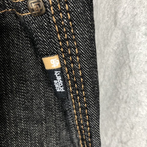 State Property Baggy Leg Jeans Mens 42 Blue Standard Issue 18153 Loose Street - Picture 9 of 22
