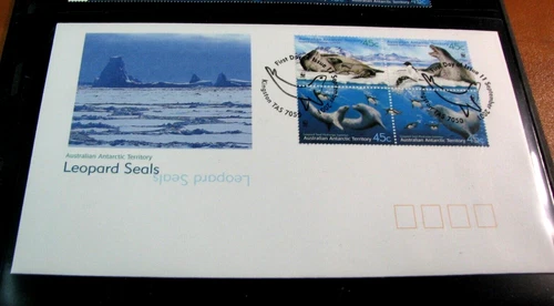 Australia-Antarctic Ter. FDC Scott# L118  Seals 2001 Used L741