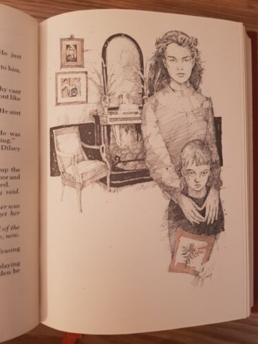 1983 THE SOUND AND THE FURY BY WILLIAM FAULKNER ILLUS NOVEL FRANKLIN LIBRARY @ - Picture 5 of 13