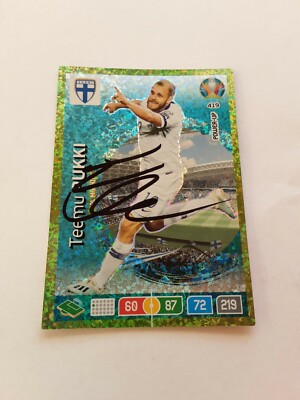 Trading Card signiert EM 2020 Power Up Teemu Pukki Finnland NEU MEGA RAR (2)