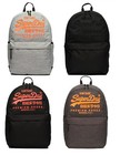 Superdry Tasche Rucksack Backpack gepolsterte Träger Heritage Montana Bag schwarz grau