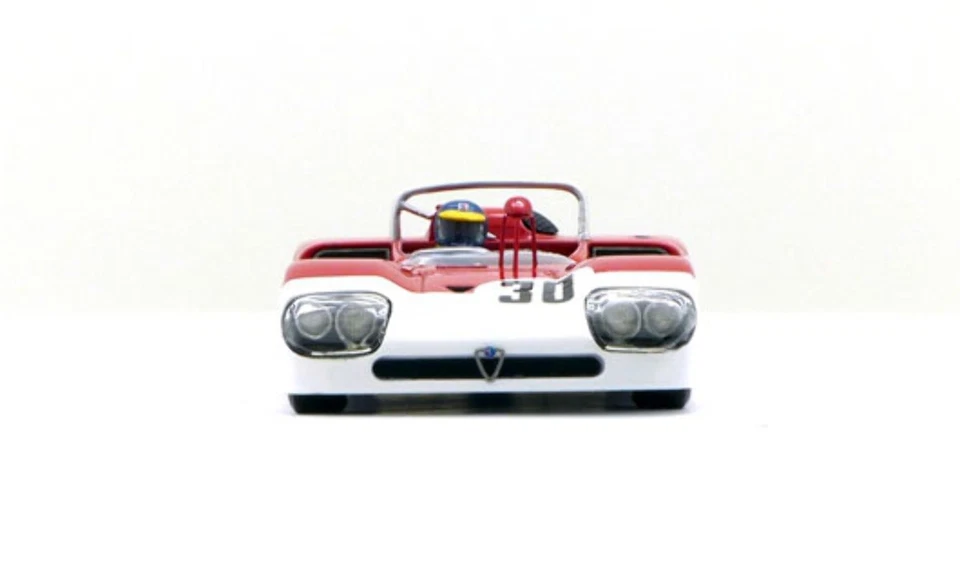 True Scale 1/43 ALFA ROMEO TIPO 33/3 #30 R. PETERSON WINNER 6H WATKINS GLEN 1971 - Immagine 4 di 4