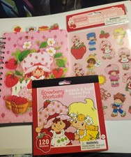 strawberry shortcake Journal and Scratch and Sniff stickers 2 packs