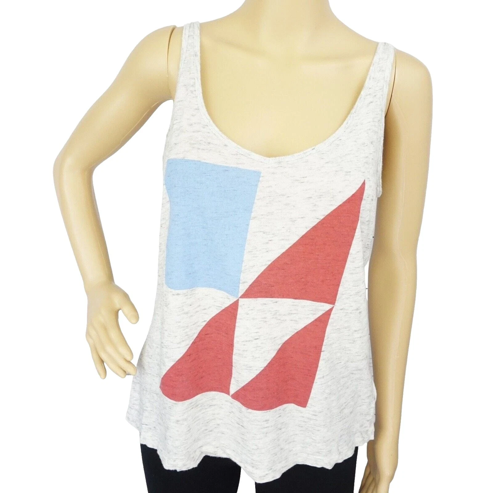 Old Navy Geometric Cotton Tank Tops for Women